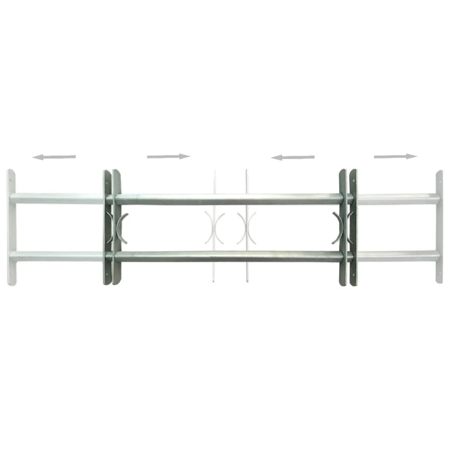 Adjustable Security Grilles for Windows 2 pcs 1000-1500 mm