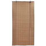 Bamboo Roller Blinds 2 pcs Brown 120 x 220 cm