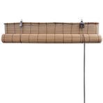 Bamboo Roller Blinds 2 pcs 150 x 220 cm Brown