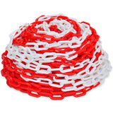 Warning Chains 2 pcs Red and White Plastic 30 m