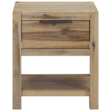 Nightstands with Drawers 2 pcs 40x30x48 cm Solid Acacia Wood - Top-Down View