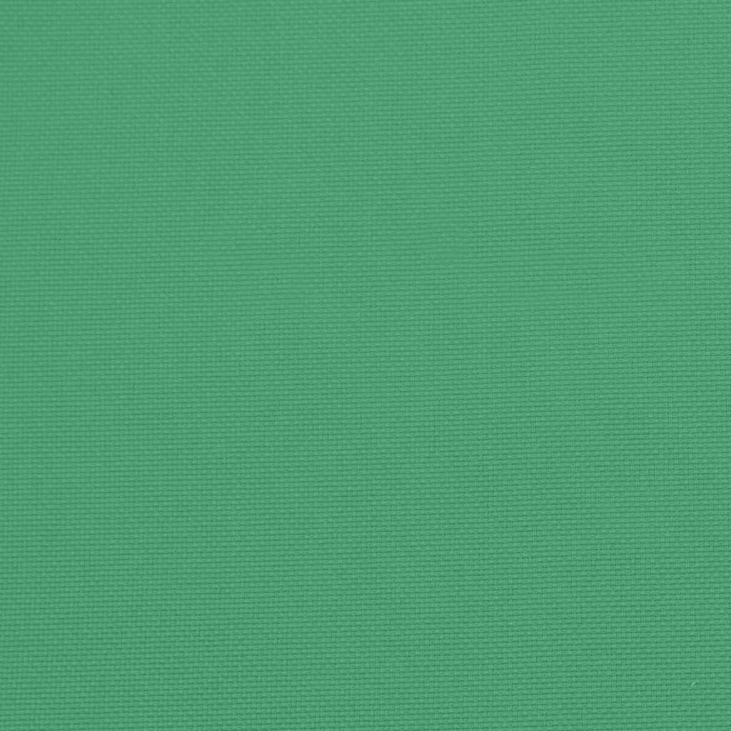 Garden Highback Chair Cushions 6 pcs Green 120x50x7 cm Fabric