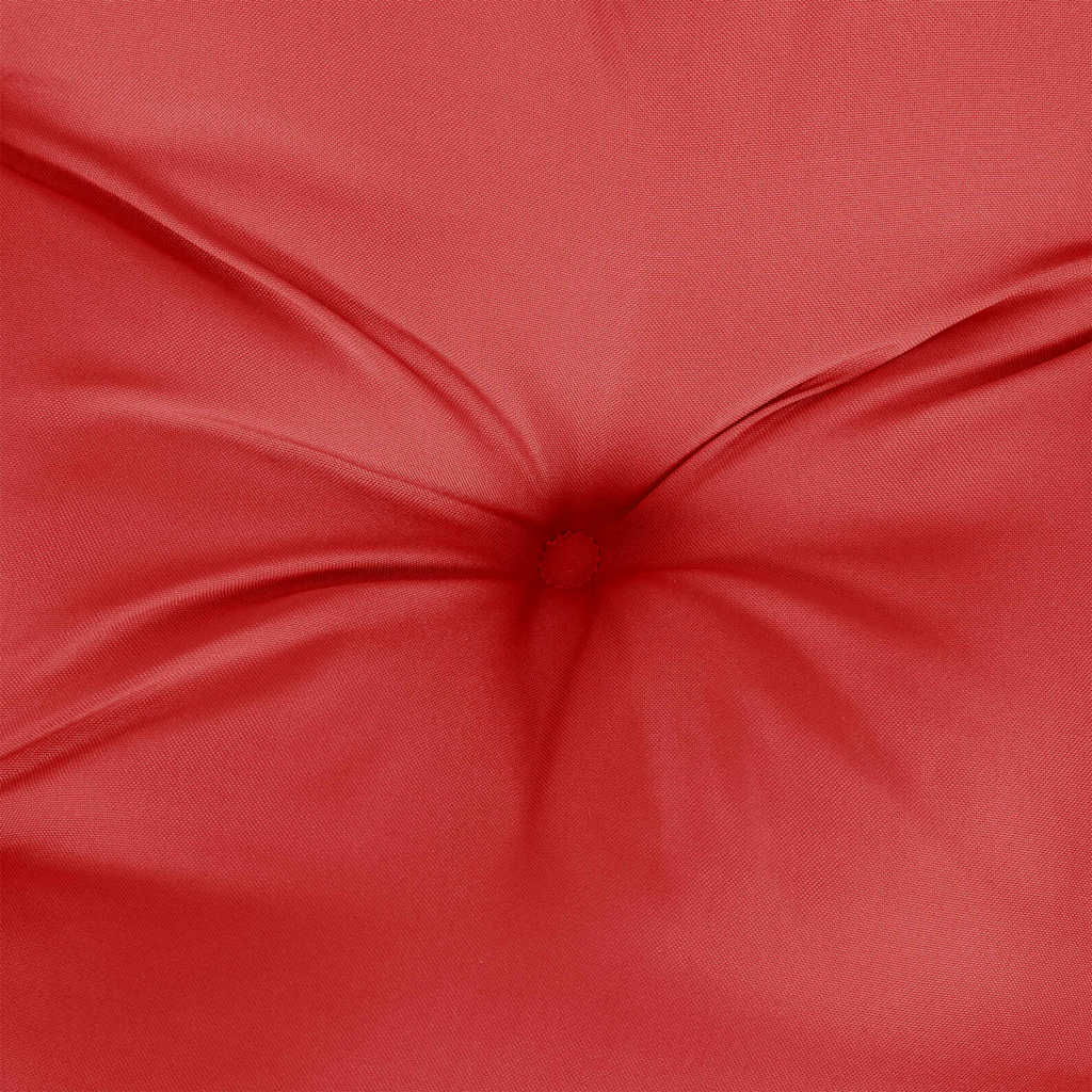 Garden Highback Chair Cushions 4 pcs Red 120x50x7 cm Fabric
