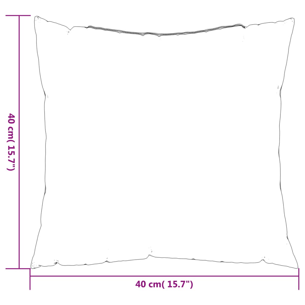 Throw Pillows 4 pcs Anthracite 40x40 cm Fabric