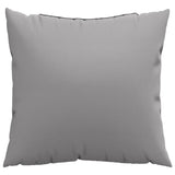 Throw Pillows 4 pcs Grey 50x50 cm Fabric - Side View