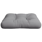 Pallet Cushion Grey 60x60x12 cm Fabric - Top-Down View