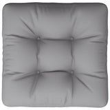 Pallet Cushion Grey 60x60x12 cm Fabric - Rear View