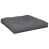 Pallet Cushion Anthracite 70x70x12 cm Fabric - Front View