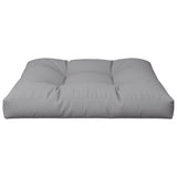 Pallet Cushion Grey 80x80x12 cm Fabric - 45-Degree Angle