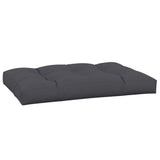 Pallet Cushion Anthracite 120x80x12 cm Fabric - Top-Down View