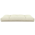 Pallet Cushion Cream 120x80x12 cm Fabric