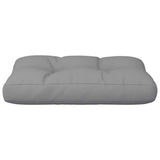 Pallet Cushion Grey 60x40x12 cm Fabric - 45-Degree Angle