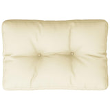Pallet Cushion Cream 60x40x12 cm Fabric