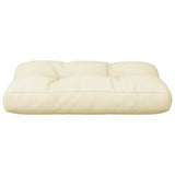 Pallet Cushion Cream 60x40x12 cm Fabric
