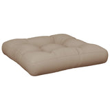 Pallet Cushions 2 pcs Taupe Fabric - 45-Degree Angle