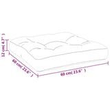 Pallet Cushions 2 pcs Taupe Fabric - Extra Image