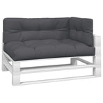 Pallet Cushions 3 pcs Anthracite Fabric