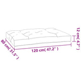 Pallet Cushions 5 pcs Grey Fabric - Extra Image