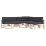 Pallet Sofa Cushions 7 pcs Anthracite - Front View