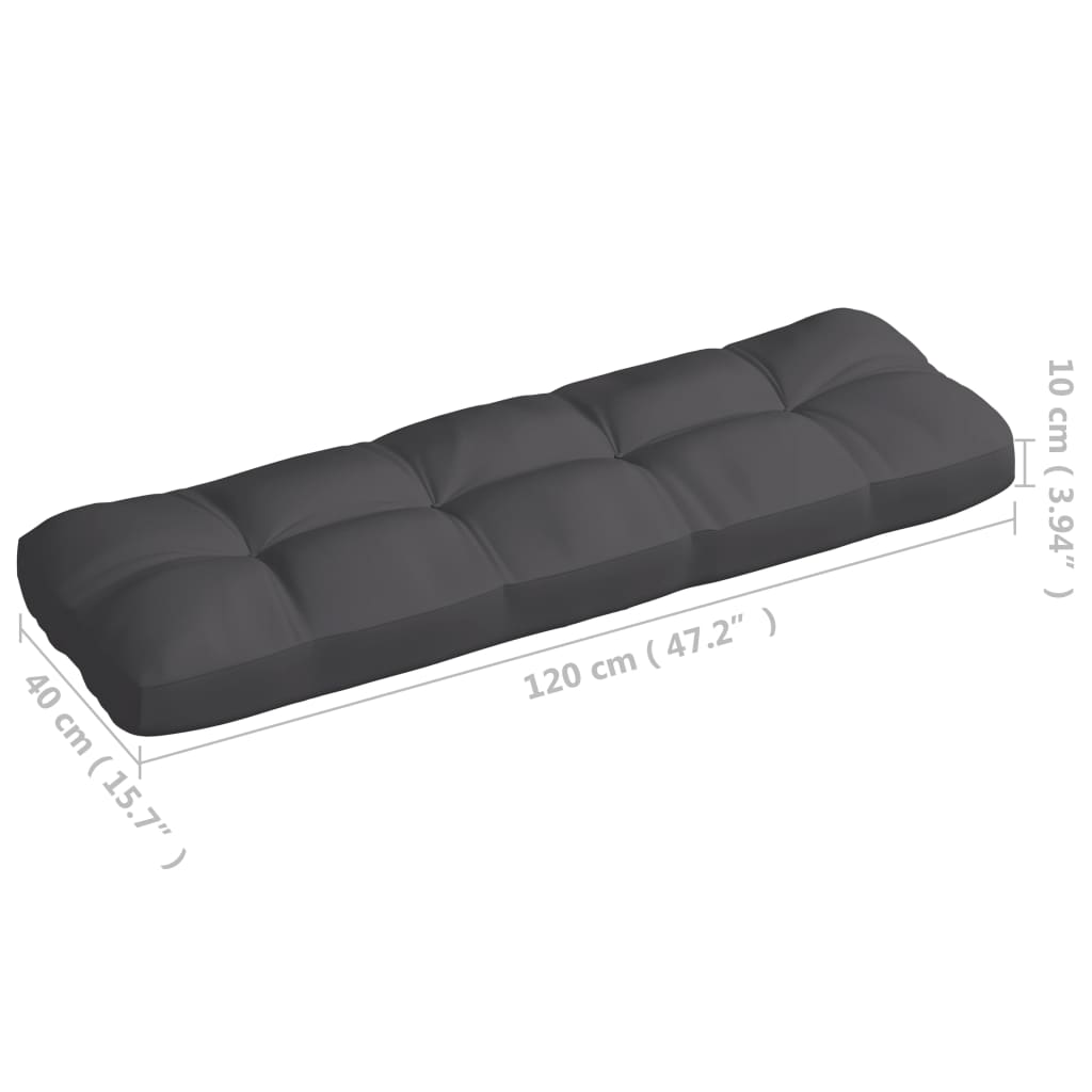 Pallet Sofa Cushions 7 pcs Anthracite