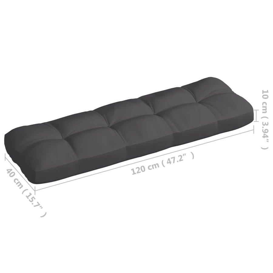 Pallet Sofa Cushions 7 pcs Anthracite