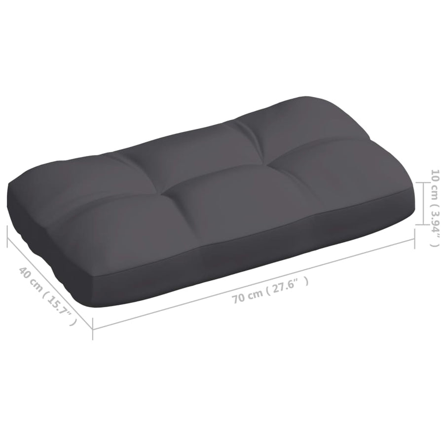 Pallet Sofa Cushions 7 pcs Anthracite