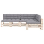 Pallet Sofa Cushions 7 pcs Grey