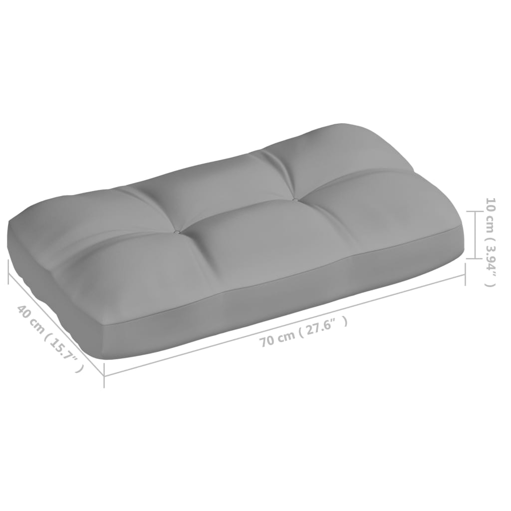Pallet Sofa Cushions 7 pcs Grey