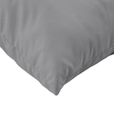 Pallet Cushions 2 pcs Grey Fabric - Low Angle