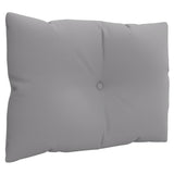 Pallet Cushions 3 pcs Grey Fabric - Close-Up Angle