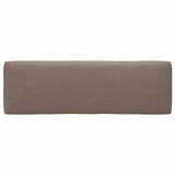 Pallet Cushions 3 pcs Taupe Fabric - 45-Degree Angle