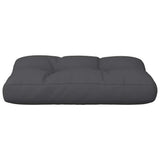 Pallet Cushion Black 60x40x12 cm Fabric