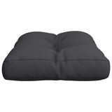 Pallet Cushion Black 60x40x12 cm Fabric