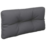 Pallet Cushion Anthracite 80x40x12 cm Fabric - Front View