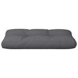 Pallet Cushion Anthracite 80x40x12 cm Fabric - Top-Down View
