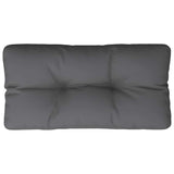 Pallet Cushion Anthracite 80x40x12 cm Fabric - Rear View