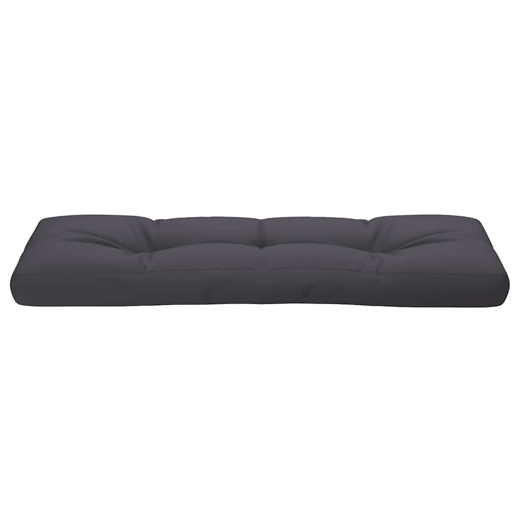 Pallet Cushion Anthracite 120x40x12 cm Fabric