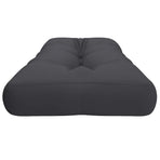 Pallet Cushion Anthracite 120x40x12 cm Fabric