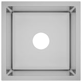 Handmade Kitchen Sink Stainless Steel - Front View