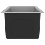 148754 Handmade Kitchen Sink Stainless Steel - 45-Degree Angle
