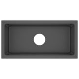 Handmade Kitchen Sink Black Stainless Steel (AU only) - Front View