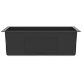 Handmade Kitchen Sink Black Stainless Steel (AU only) - Top-Down View