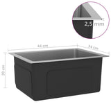 148756 Handmade Kitchen Sink Stainless Steel