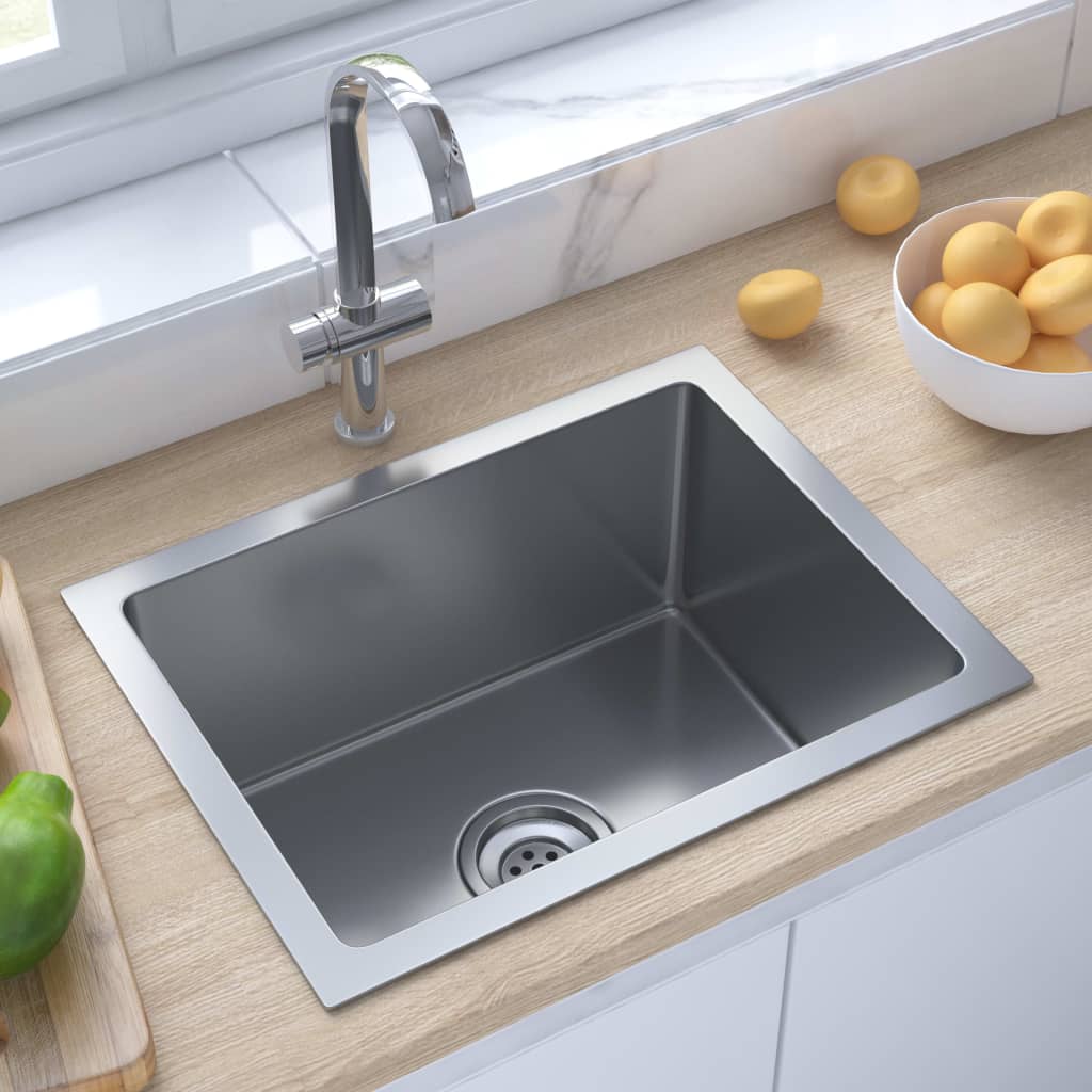 148756 Handmade Kitchen Sink Stainless Steel