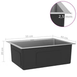 148760 Handmade Kitchen Sink Stainless Steel