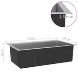 148764 Handmade Kitchen Sink Stainless Steel
