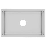 Handmade Kitchen Sink Stainless Steel - Front View