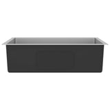 Handmade Kitchen Sink Stainless Steel - Top-Down View