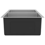 Handmade Kitchen Sink Stainless Steel - 45-Degree Angle