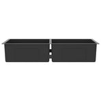 148775 Handmade Kitchen Sink Black Stainless Steel